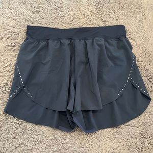 Lululemon navy find your pace shorts